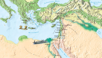 Karte Mittelmeer